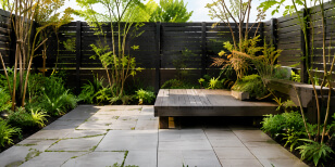 デザイン性の高い庭